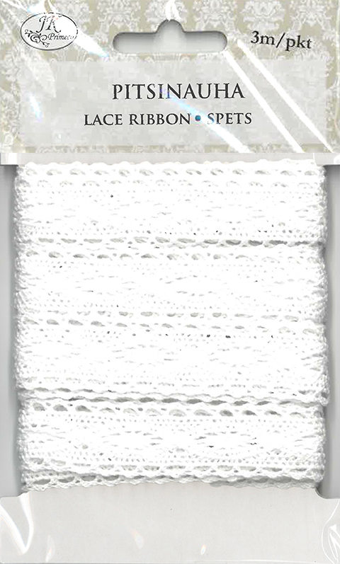 Lace ribbon 2cm x 3m white