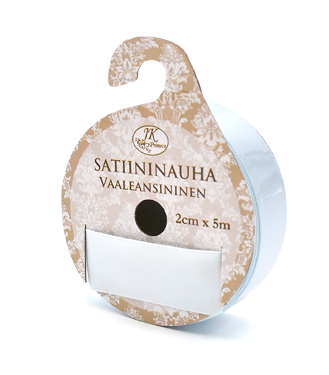 Satin ribbon 2cm x 5m light blue