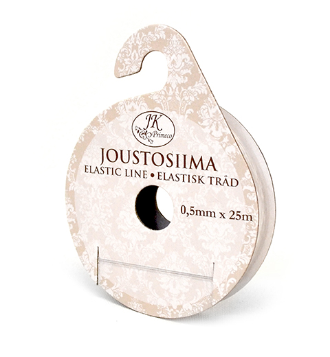 Elastic line 0.5mm x 25m clear