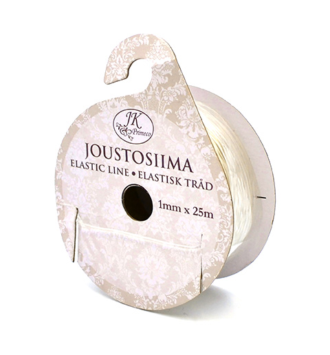 Elastic line 1mm x 25m clear