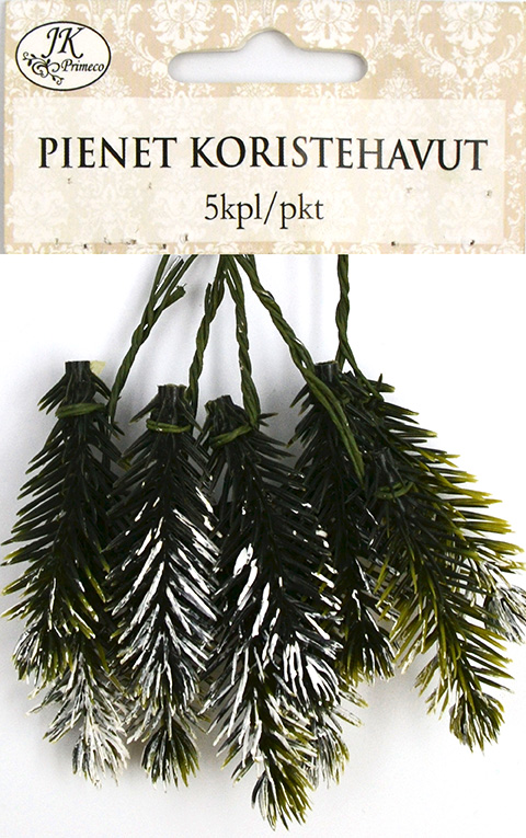 Artificial pine branches small 5pcs