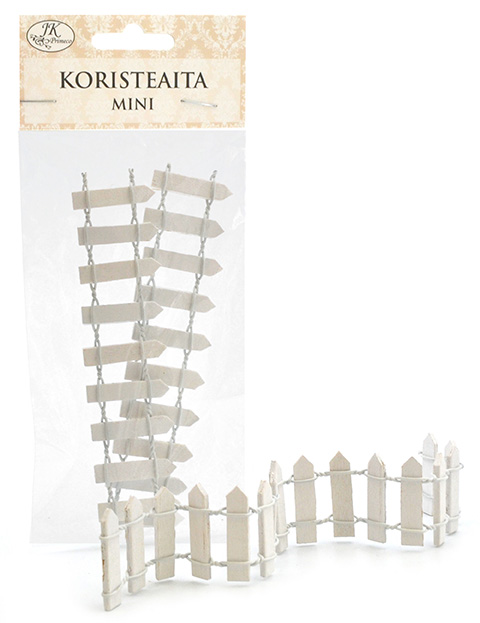 Koristeaita mini valkoinen