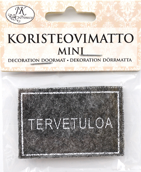 Miniature doormat