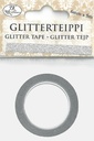 Glitter tape 6mm x 5m silver