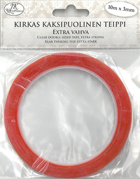 Double-sided tape 3mm x 10m extra strong 
