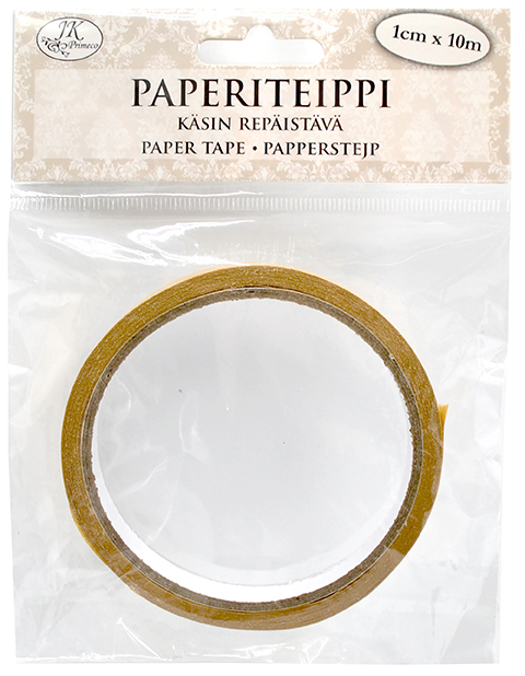 Paper tape 1cm x 10m brown