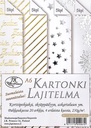 Card assortment A6 Joulu kulta/hopeafolio 20pcs