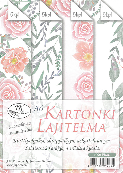 Card assortment A6 Flora 20pcs