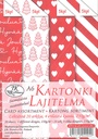 Card assortment A6 Joulu punavalkoinen 20pcs