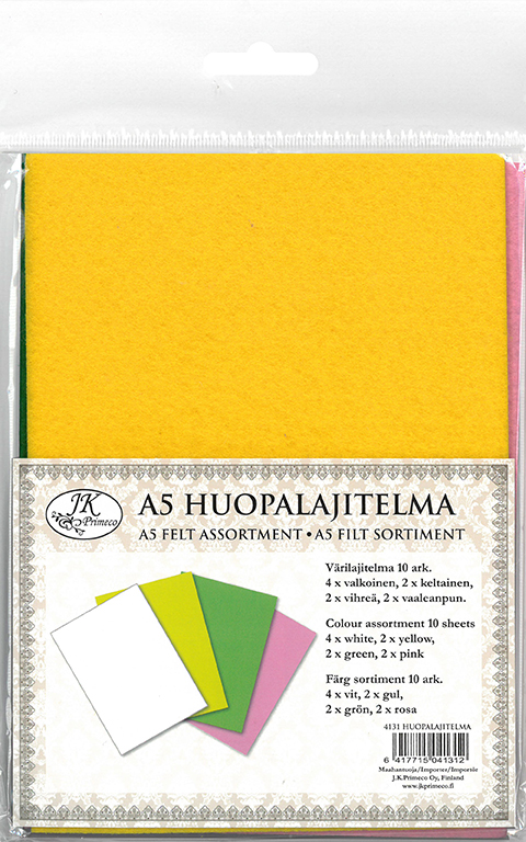 Felt assortment A5 Spring 10pcs