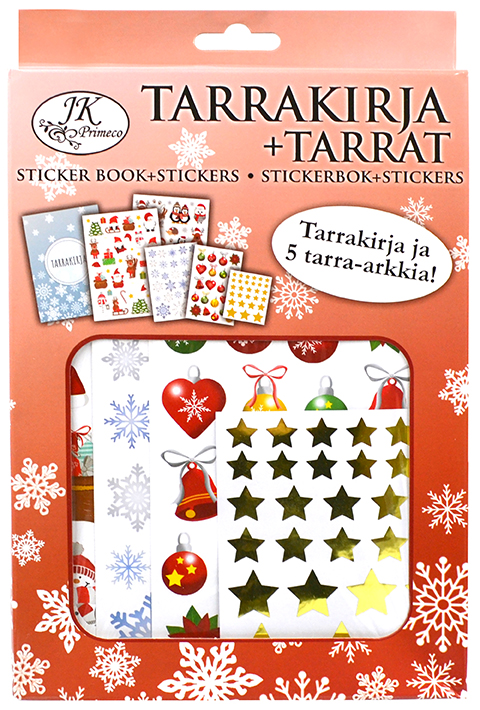 Sticker book + stickers Joulu 