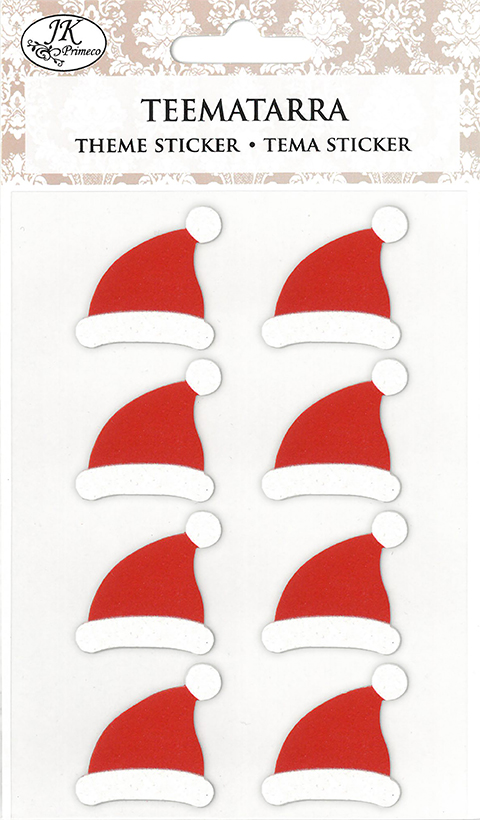 Theme sticker Santa hat