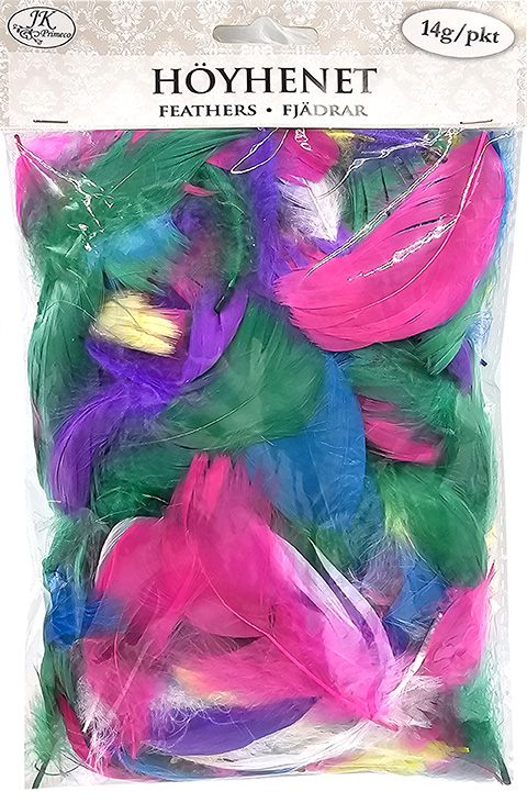 Feathers color assortment