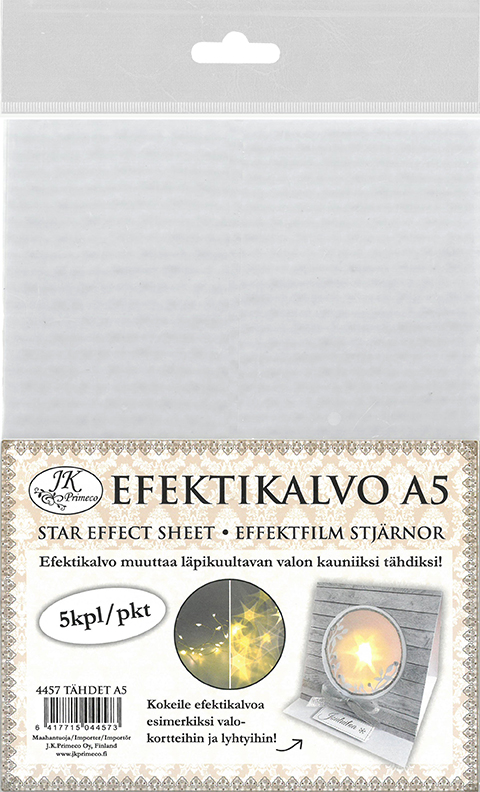 Star effect sheet A5 5pcs