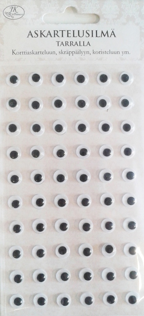 Googly eye, self-adhesive 7mm