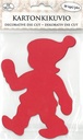 Decorative die cut Christmas gnome 10pcs