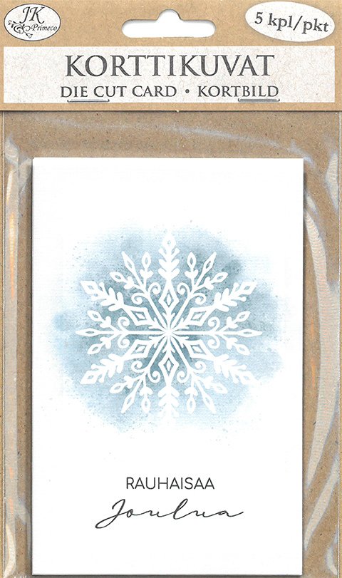 Die cut card Lumo Kuura lumihiutale 5pcs