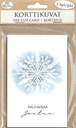 Die cut card Lumo Kuura lumihiutale 5pcs