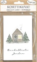 Die cut card Lumo Kuura talo 5pcs