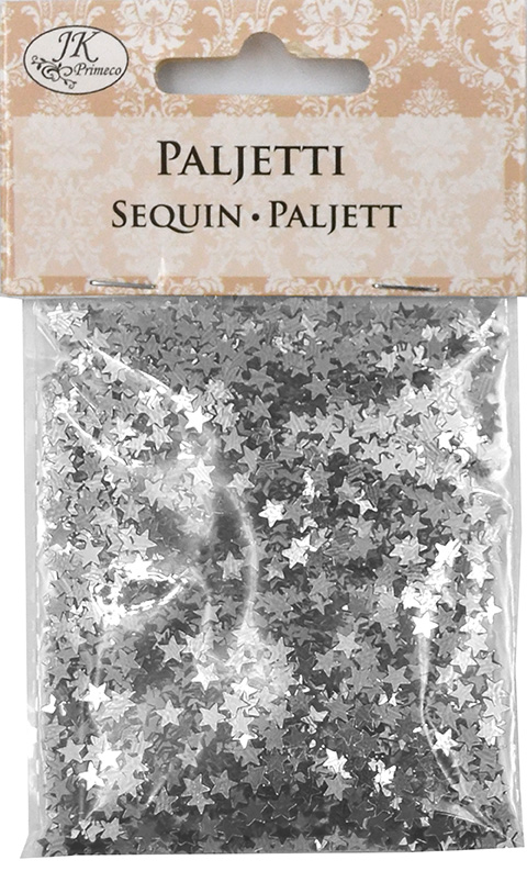 Sequin Star silver