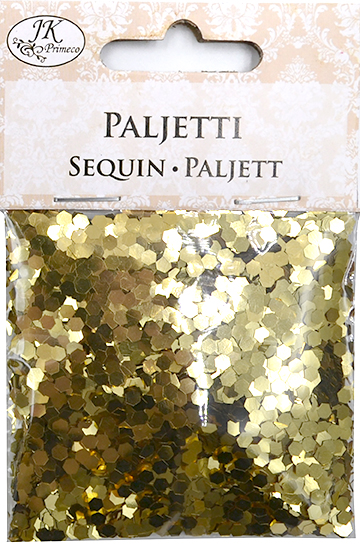 Sequin small gold