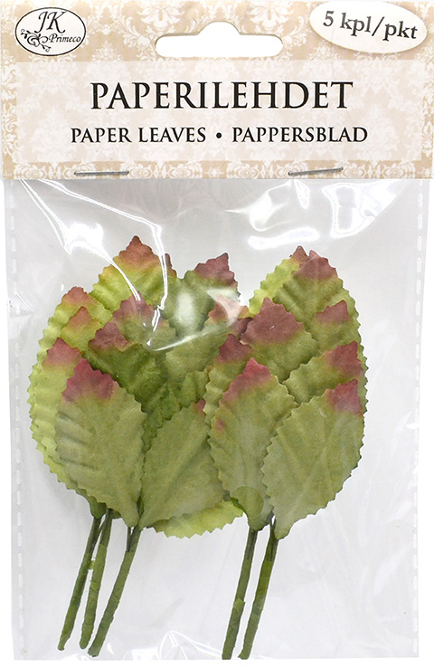 Paper leaves 5pcs