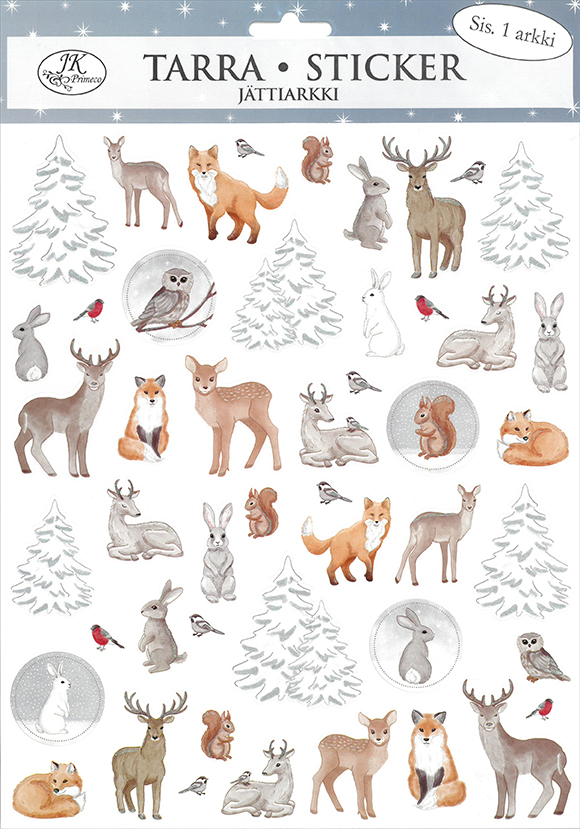 Giant sticker Winter forest
