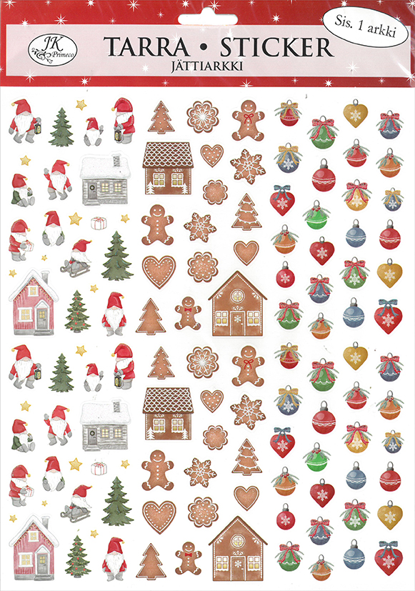 Giant sticker Christmas theme mini