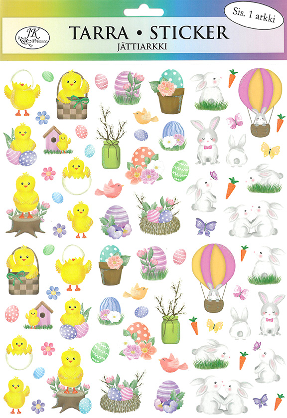 Giant sticker Easter