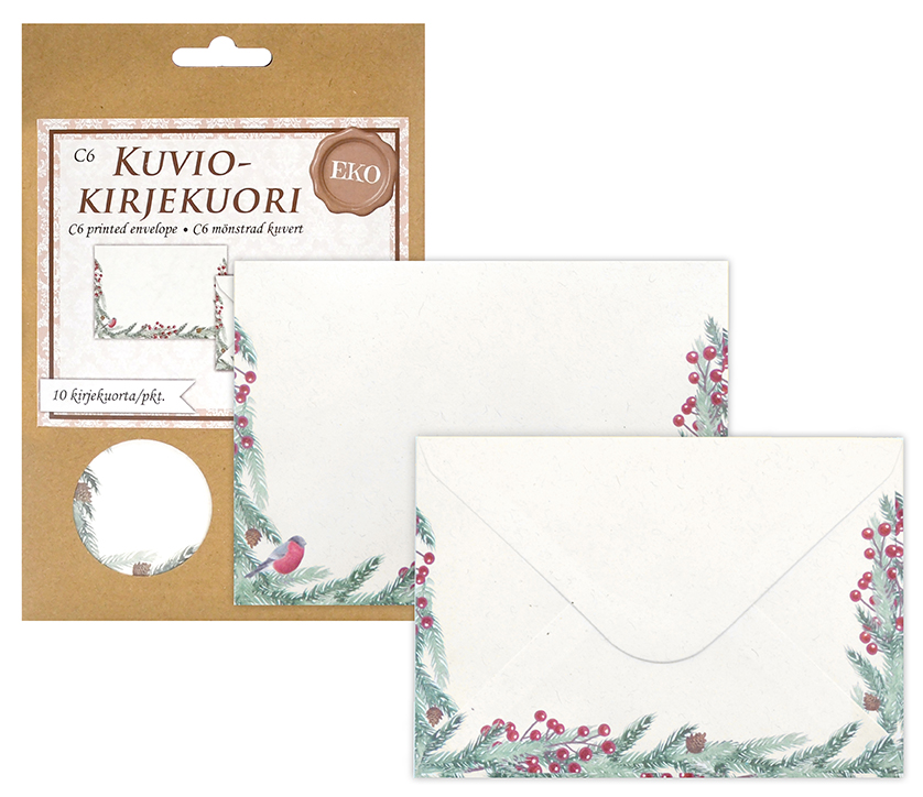 Eco envelope C6 Twigs 10pcs