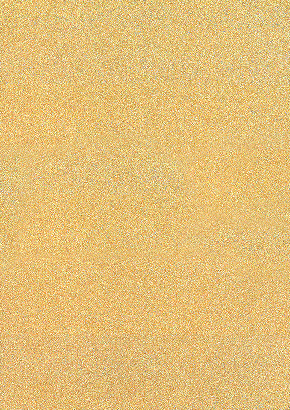 Glitter card A4 gold 5pcs