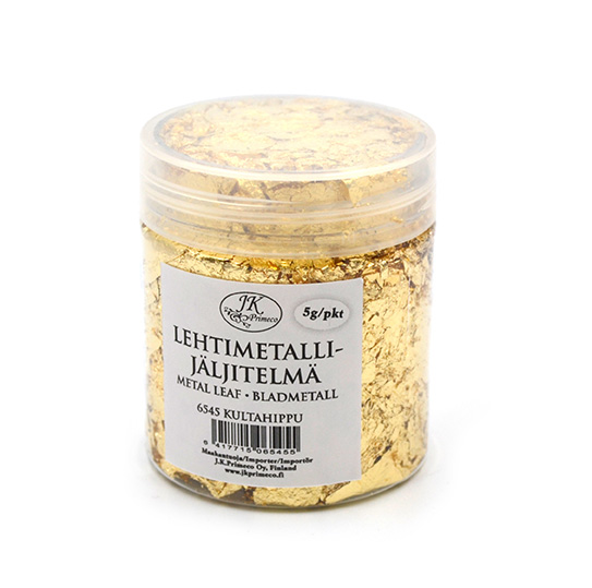Metal leaf gold with spots 5g