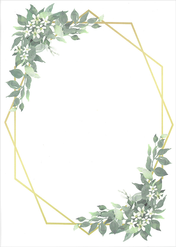 Decorative paper A4 Verde 5pcs