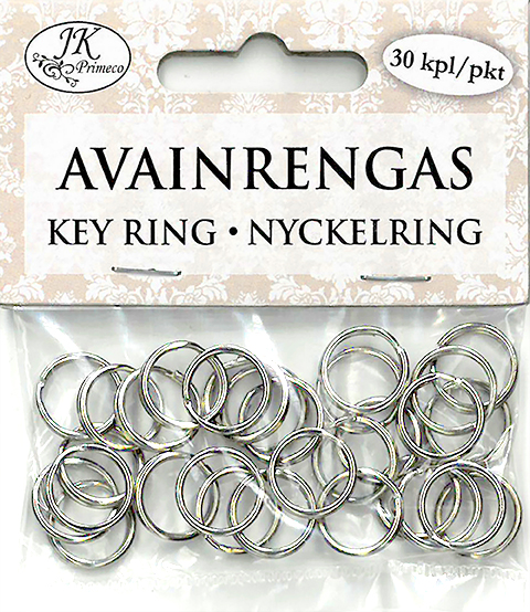 Key ring 12mm 30pcs