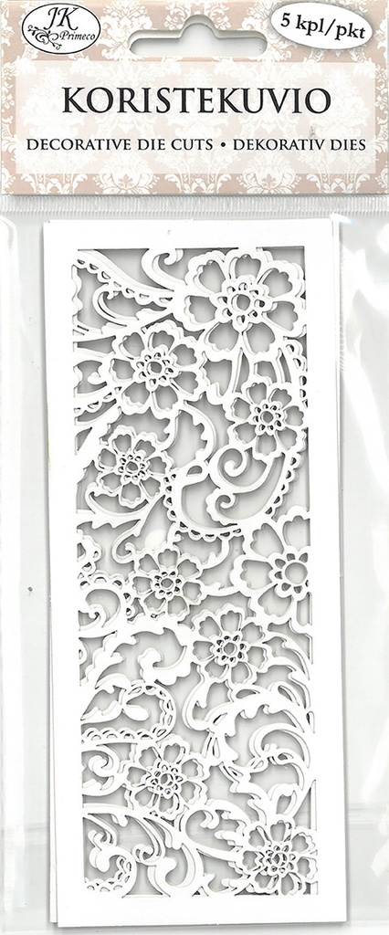 Decorative die cut Lace white 5pcs