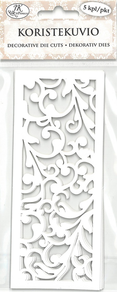 Decorative die cut Vine white 5pcs