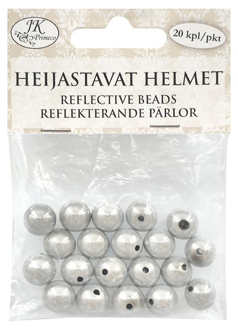 Reflective beads 1cm 20pcs