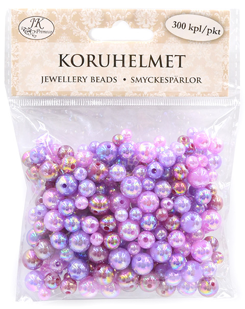 Jewellery beads lilac 300pcs