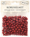 Jewellery beads red 300pcs