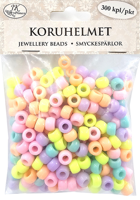 Jewellery beads Kongo pastel 300pcs