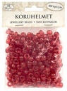 Jewellery beads Kongo red glitter 300pcs