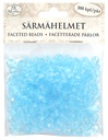 Faceted beads blue assortment 300pcs