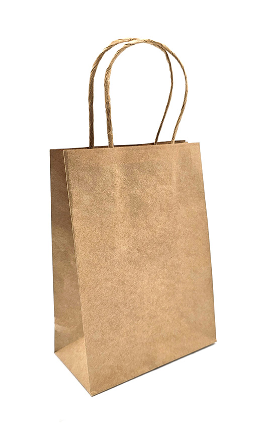 Gift bag XS recycled brown