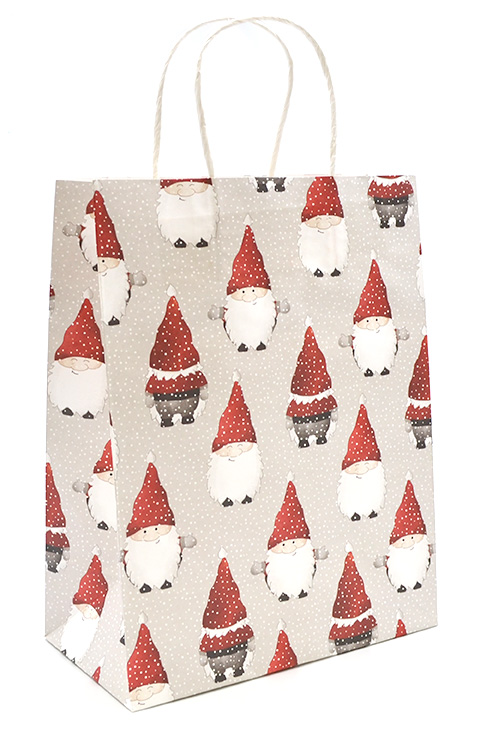 Gift bag M Christmas gnome