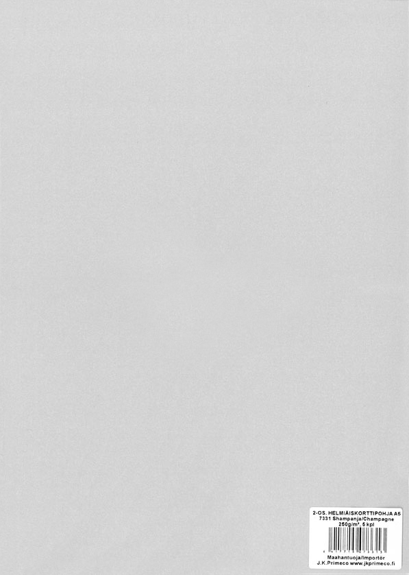 Folded pearlescent card A5 champagne 10pcs