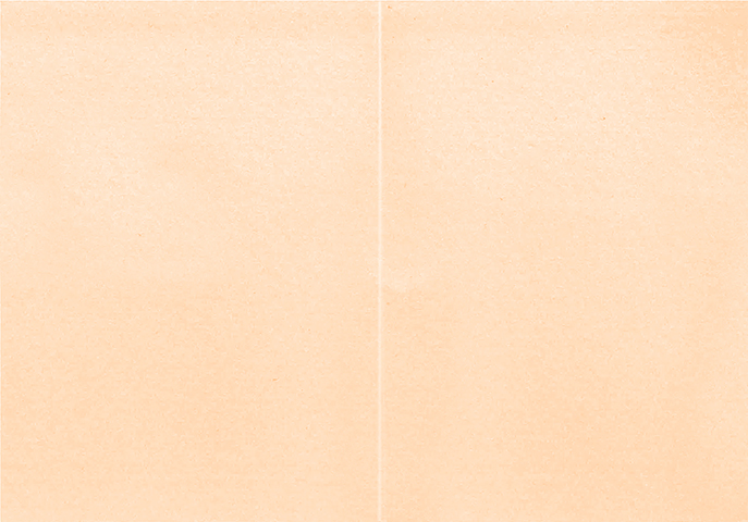 Folded pearlescent card peach 10pcs