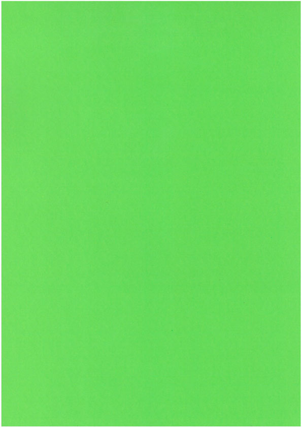Card A4 bright lime 10pcs