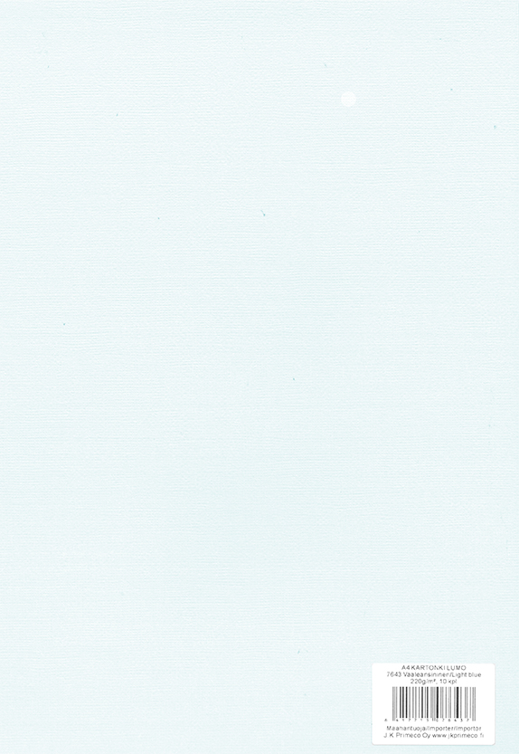 Card A4 Lumo light blue 10pcs