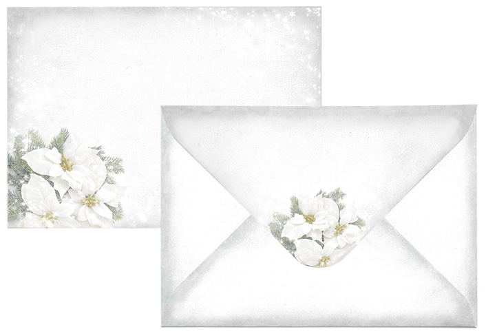 Envelope C6 Poinsettia 10pcs