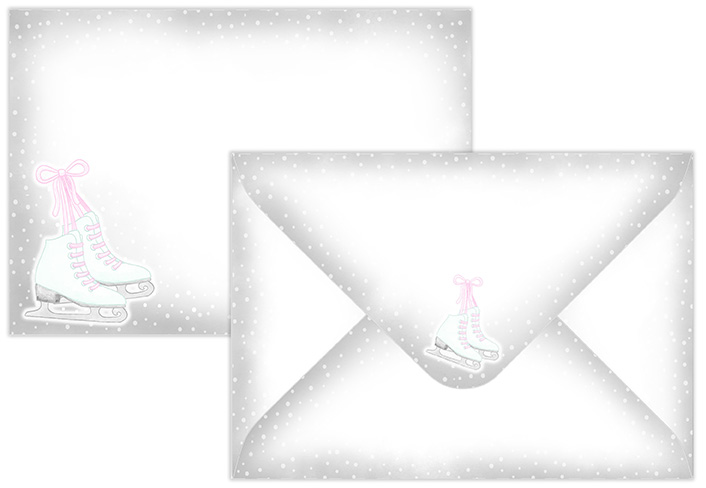 Envelope C6 Ice skates 10pcs